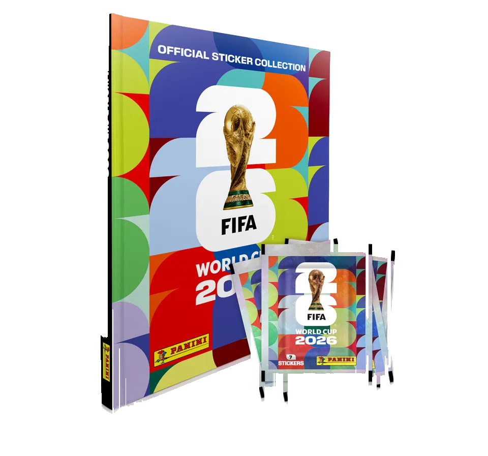 Combo Álbum Tapa Dura más 50 sobres FIFA 2026