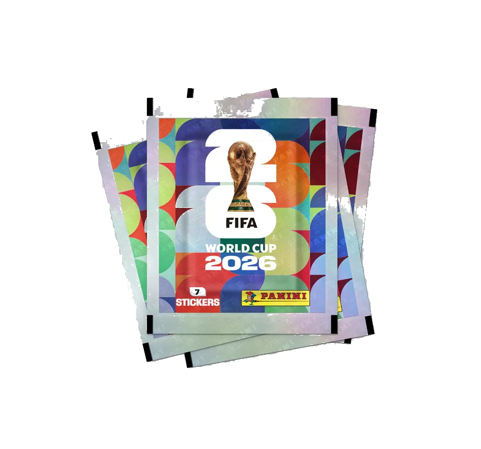 25 sobres oficiales FIFA World Cup 2026